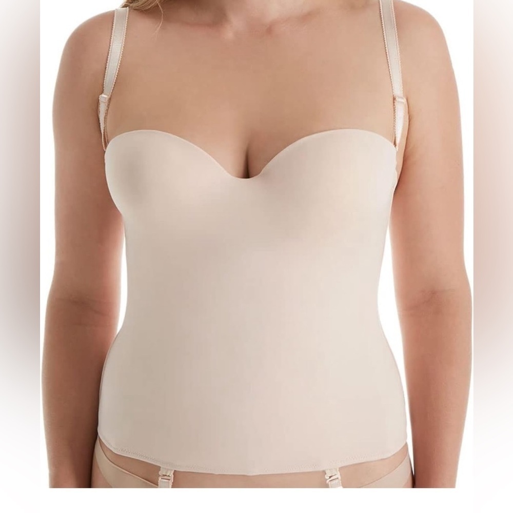 CARNIVAL Size 40B Invisible Full Coverage Torsolette beige nude 52520206 - Picture 9 of 9